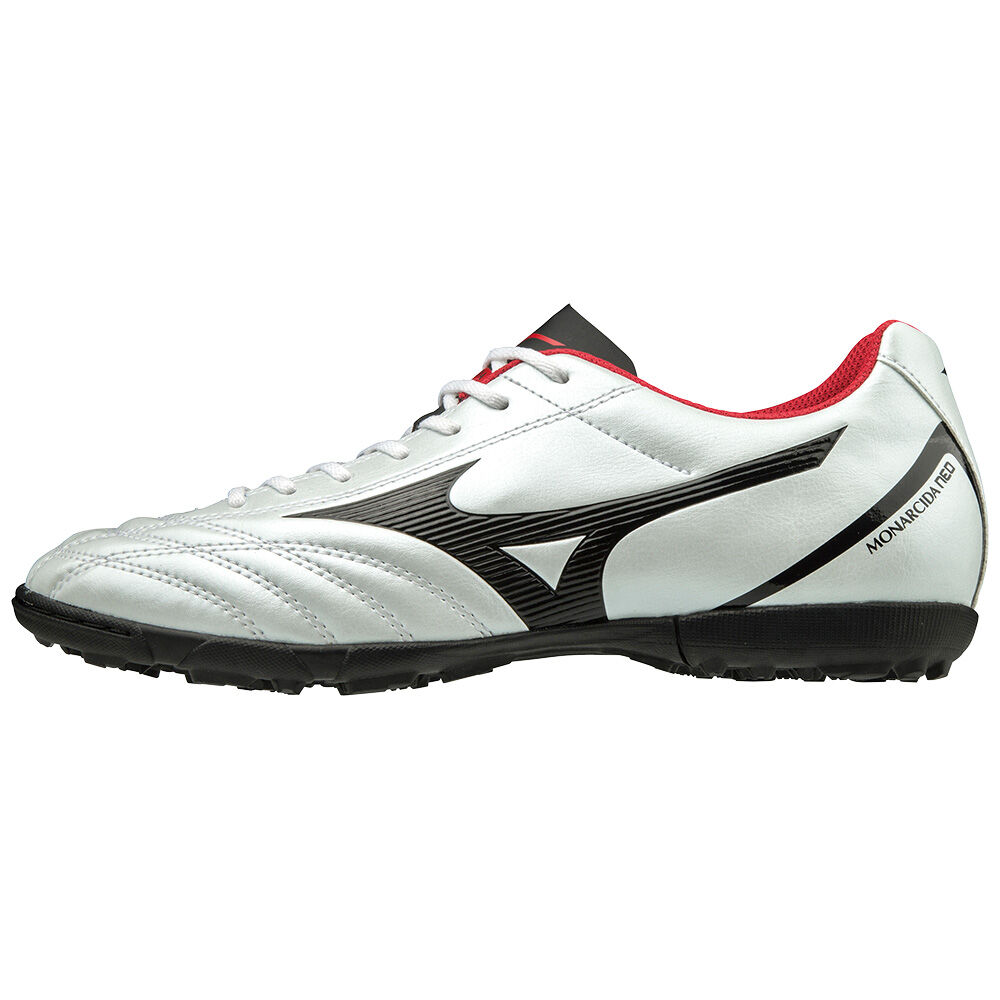 Mizuno Monarcida Neo Select AS - Erkek Futbol Ayakkabısı - Beyaz/Siyah/Kırmızı Türkiye (FOEAIR-758)